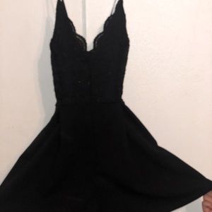 black romper prom dress